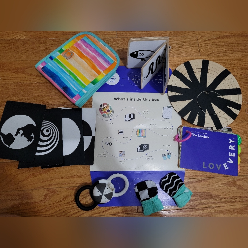 Lovevery The Looker Play Kit Months 0-2
